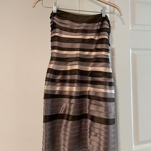 BCBG Strapless dress